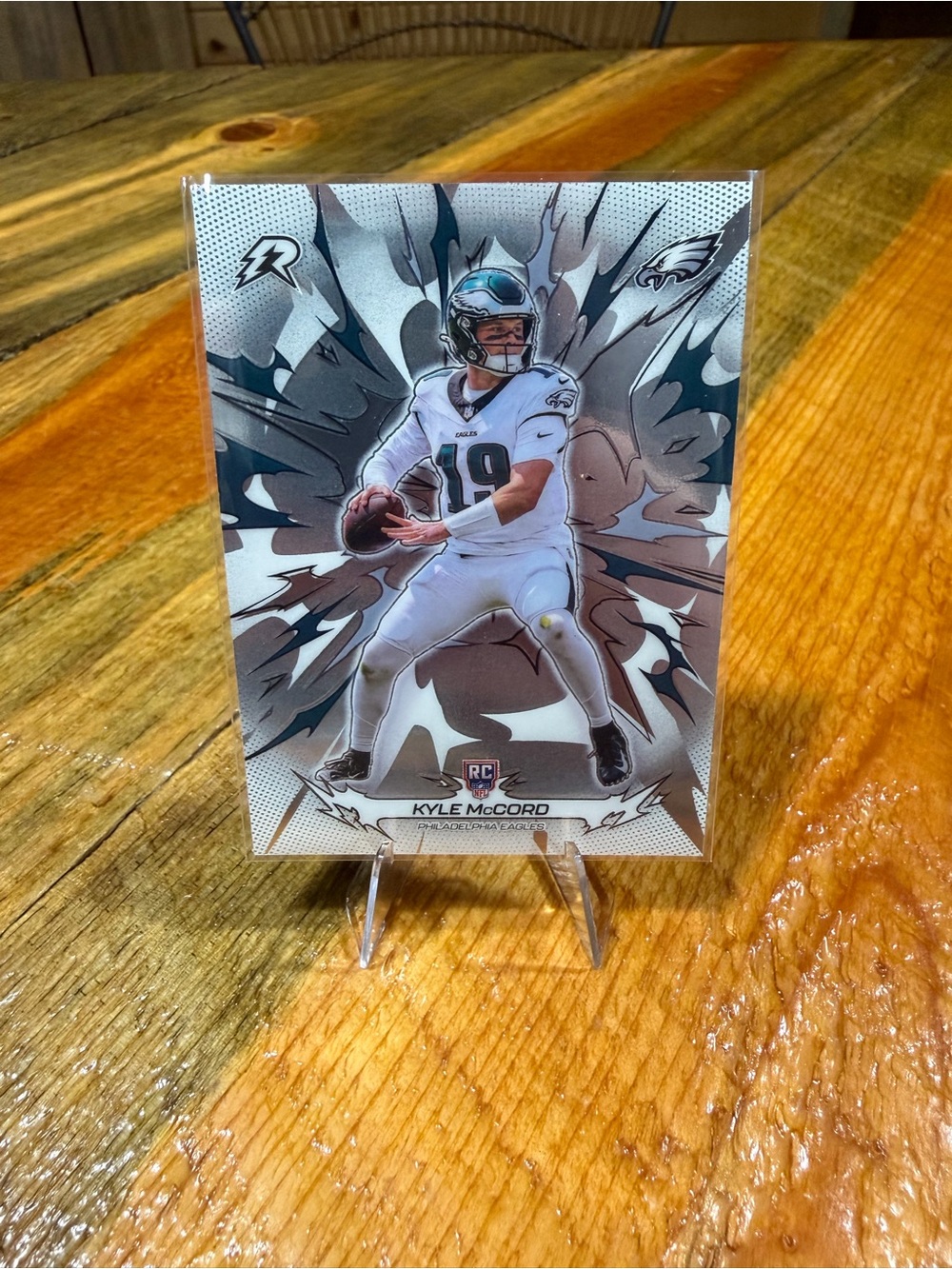 Topps Resurgence Kyle McCord Philadelphia Eagles Rookie Football Card #175